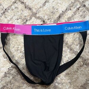 Calvin Klein Vibrant Pink and Black Tag